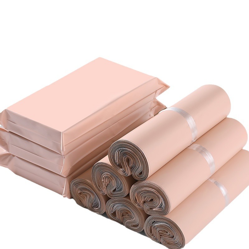 Bolsa exprés de material nuevo, bolsa de embalaje, raíz de loto gruesa, rosa, bolsa de embalaje especial impermeable, bolsa de embalaje especial, personalización al por mayor