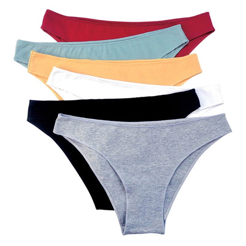 Bragas de mujer transfronterizas sexy de media bolsa de cadera de cintura baja de talla grande bragas de algodón puro mujeres de comercio exterior mujeres panties