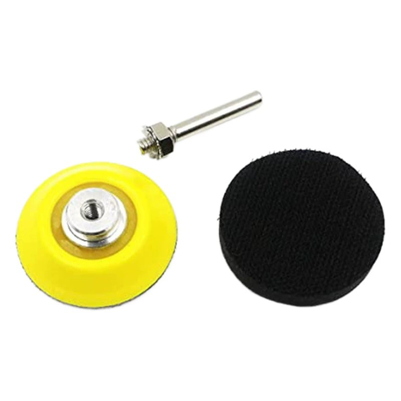 Прямая продажа 2 дюйма 50 мм шлифовальная Подушка с крючком и петлей с внутренним зубчатым диском Подушка 1/4 около 0,6 мм ручка 5 шт. Костюм