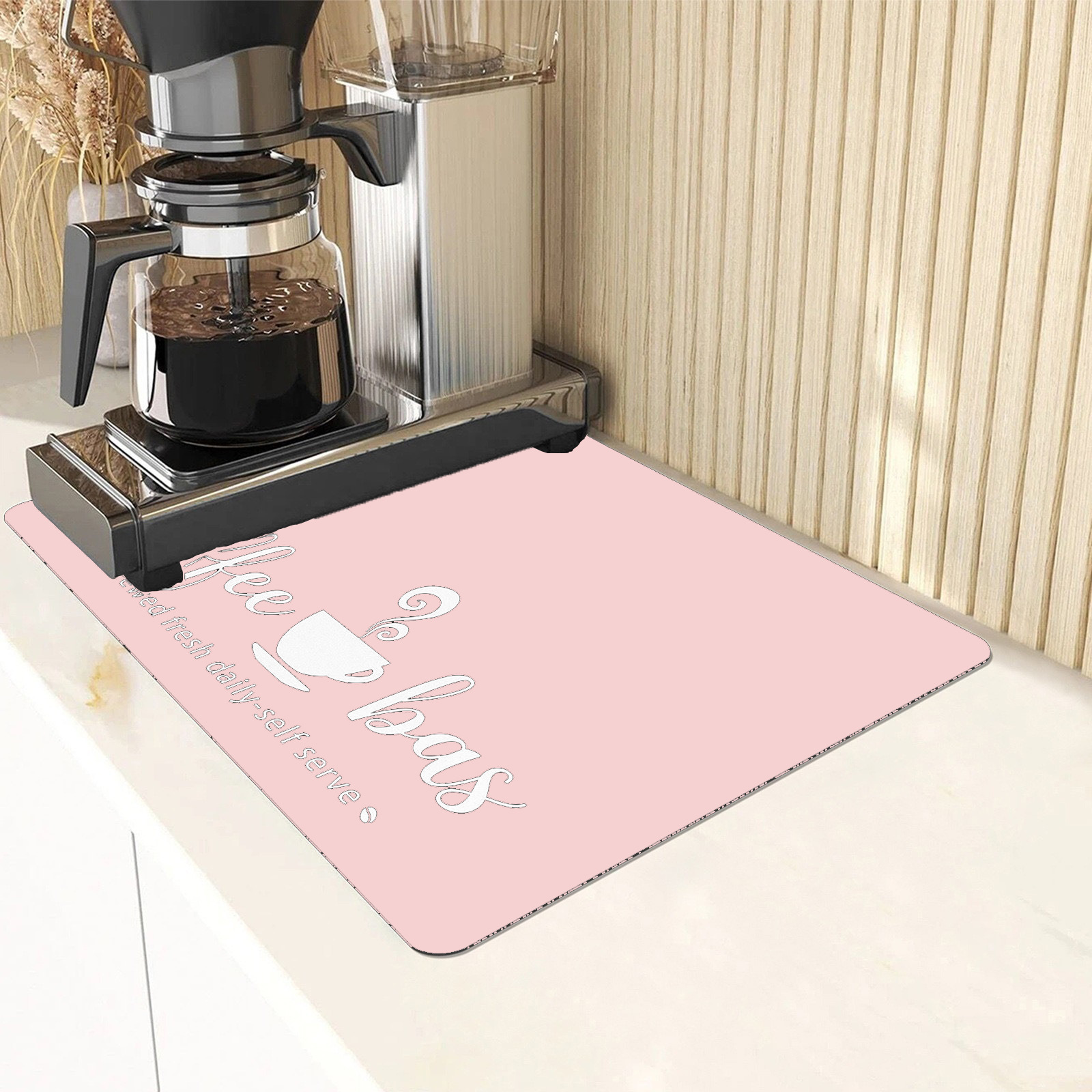 Lodo de diatomaceas transfronterizo cubiertos de color sólido almohadilla de drenaje de cocina doméstica cubierta de absorción de agua almohadilla de taza seca almohadilla de mesa de aislamiento térmico lavado