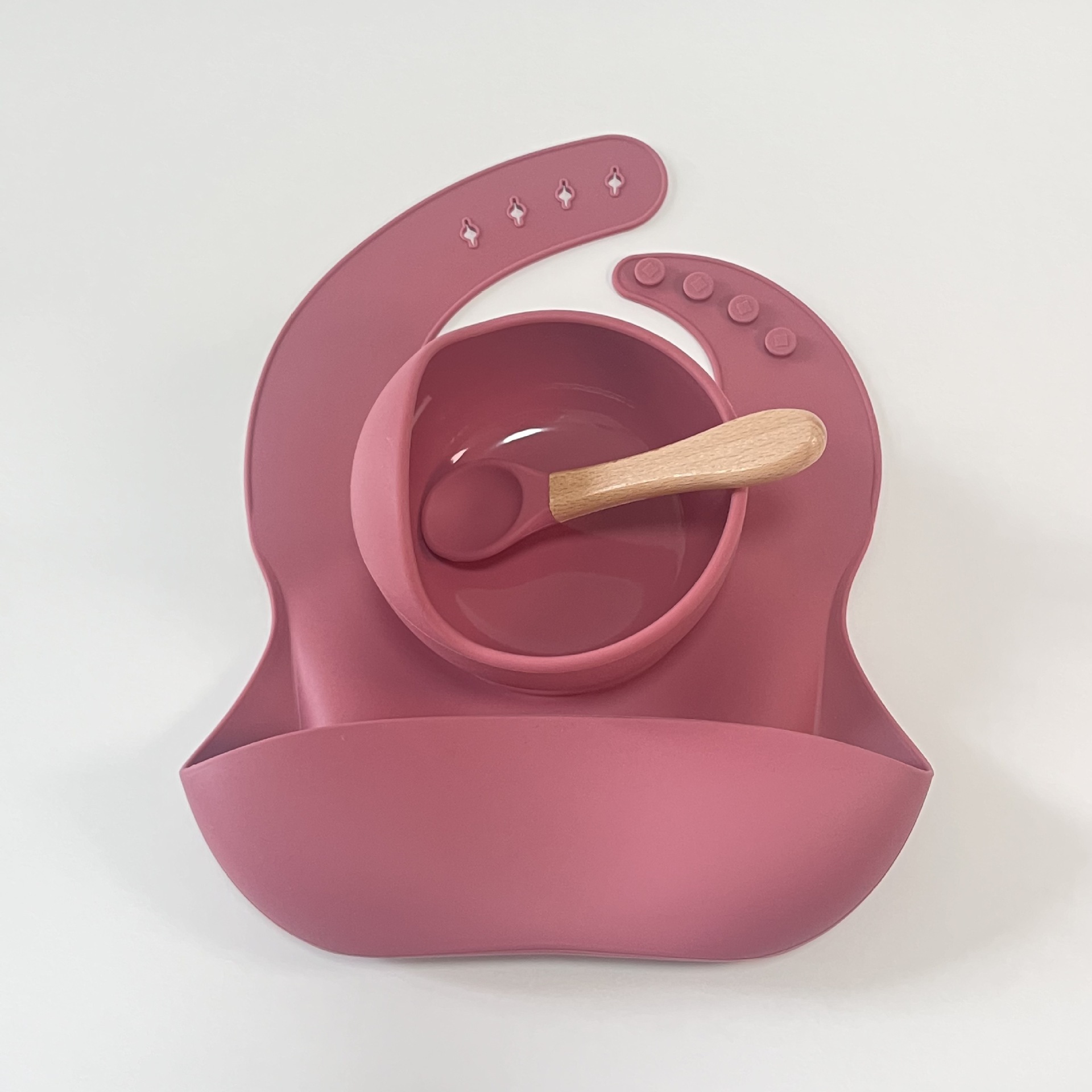 Children's Tableware Set, Baby Food Bowl and Spoon, Silicone Baby Food Tool Bowl with Suction Cup, Suction Cup Feeding