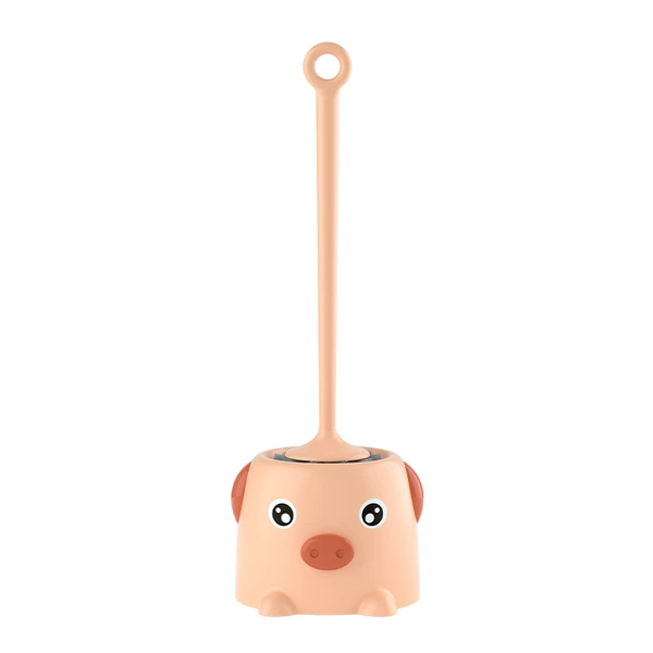 Pig toilet brush red powder