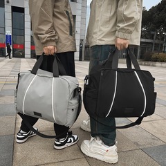 行李包旅行袋大容量輕便休閒瑜伽健身訓練住宿收納包短途單肩大包