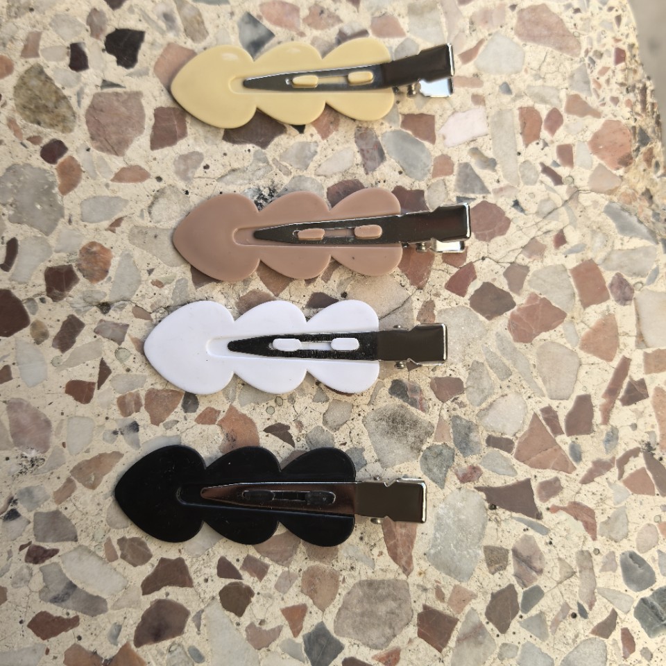 日本化妆发夹叶子蝴蝶夹头饰简约盘发刘海夹发卡定位美发工具万字