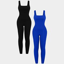 D 11170 Seams Knit Jumpsuit �޷������� ŷ���羳����ѷ