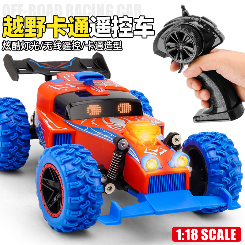 Cross-border remote control high-speed off-road vehicle colorful breathing light drift car children's toy climbing racing speed remote control racing Cross-border remote control high-speed off-road vehicle colorful breathing light drift car children's toy climbing racing speed remote control racing