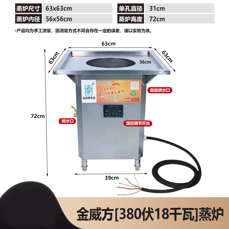 Ahorro de energía Wang Fangyuan tipo cabal comercial máquina de polvo de salchicha sin ventilador horno de vapor de vapor de gas