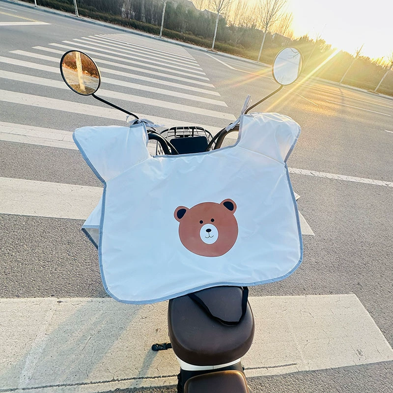 Windproof summer thin waterproof electric car, sun protection