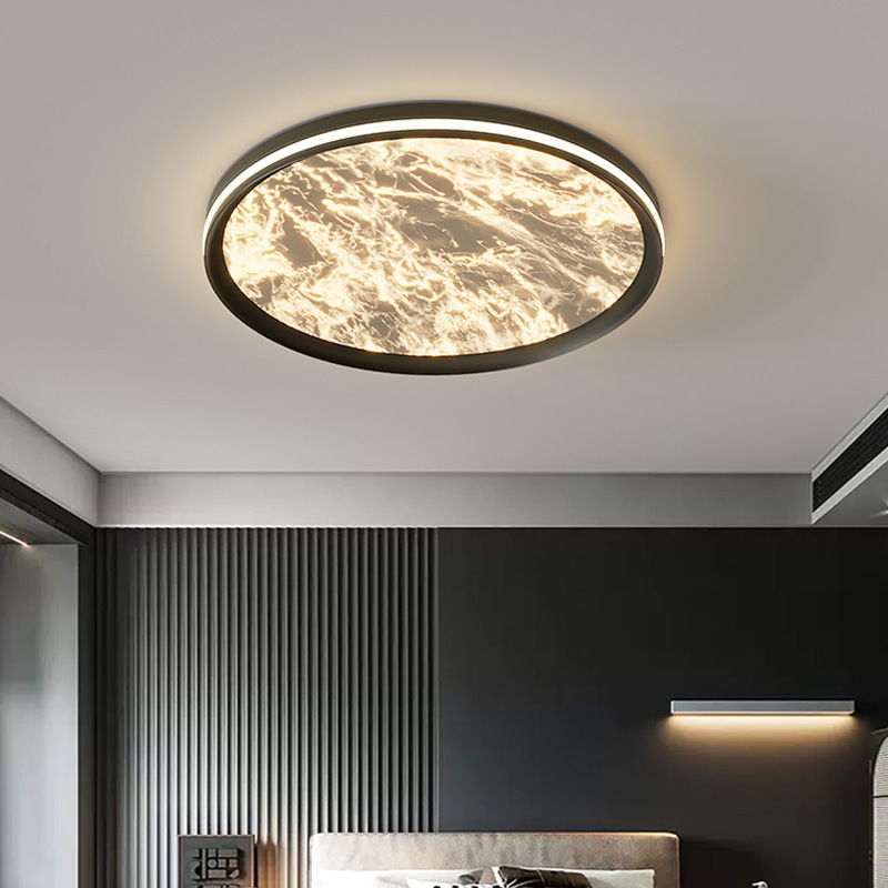 lámpara de dormitorio lámpara de techo lámpara de estudio italiana de espectro completo minimalista nube ultrafina dormitorio principal luces de habitación de alto nivel