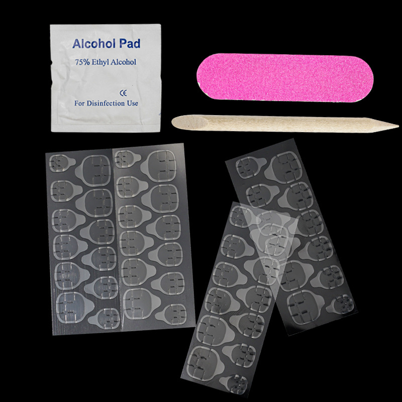 Kit de limpieza de uñas desgaste de esmalte de uñas removedor bolsa de alcohol algodón archivo palo jalea pegamento removedor de uñas Kit