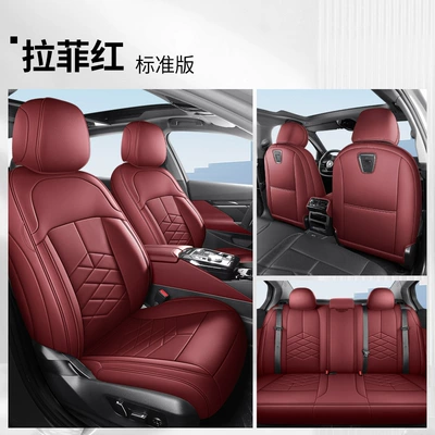 Modelə uyğun (Original) oturacaq örtükləri – with Original Car Texture - yf-standard-version-lafite-red-five-seats