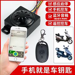工場販売電気自動車盗難防止器誘導起動携帯電話制御車bluetoothスピーカー48V60V72V用盗難防止スポット