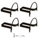 Cowboy Hat Rack Wall-mounted Hat Storage Manager Hat Display Bracket Multifunctional Hat Storage Bracket