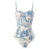 Blue swimwear