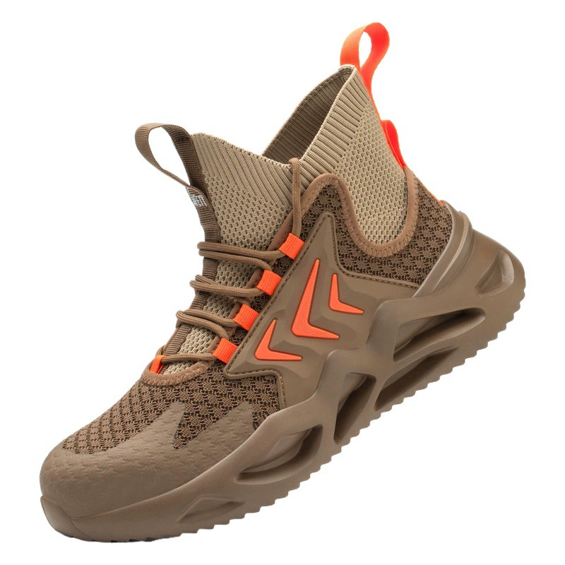 Новая обувь для охраны труда, мужская обувь с защитой от ударов, легкая защитная обувь со стальным носком, Мужская обувь для инструментов, защитная Рабочая обувь оптом