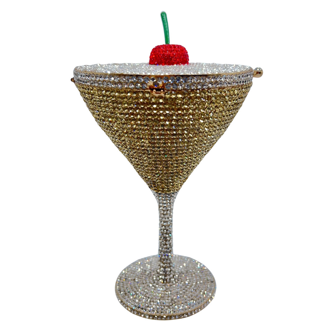 Bolsa de cena con diamantes de tazas de Martini Chelizi, tazas de vino de bar transfronterizas, bolsas de diamantes para mujeres.