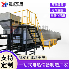锰矿烘干炉铁氟龙网带式自动化隧道炉电加热烘干线烘干隧道炉厂家
