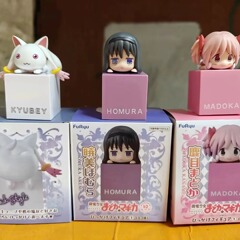 狼族アニメ魔法少女かわいい腹ばいq版鹿目円暁美炎丘比箱入りフィギュア