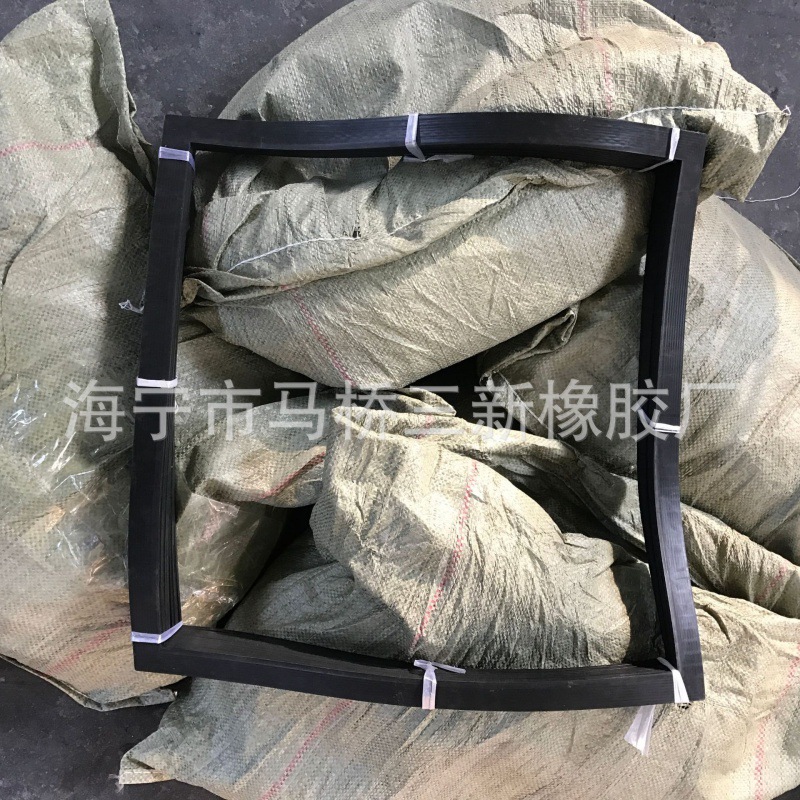 耐腐蚀氟胶胶垫 耐溶剂矩形氟胶密封圈 方形氟橡胶垫  方形氟胶垫