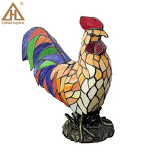 公鸡造型灯桌面摆件手工艺术品装饰小夜灯帝凡尼仿真动物创意台灯