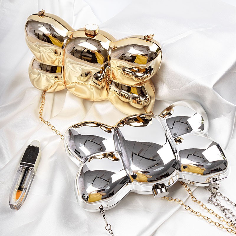 Bolsa de cena de moda de comercio exterior transfronterizo bolsa acrílica damas bolso de arco bolso de mano de boda bolso de hombro