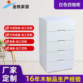 跨境热销家用白色单门储物柜收纳柜现代简约角落柜出租屋收纳柜
