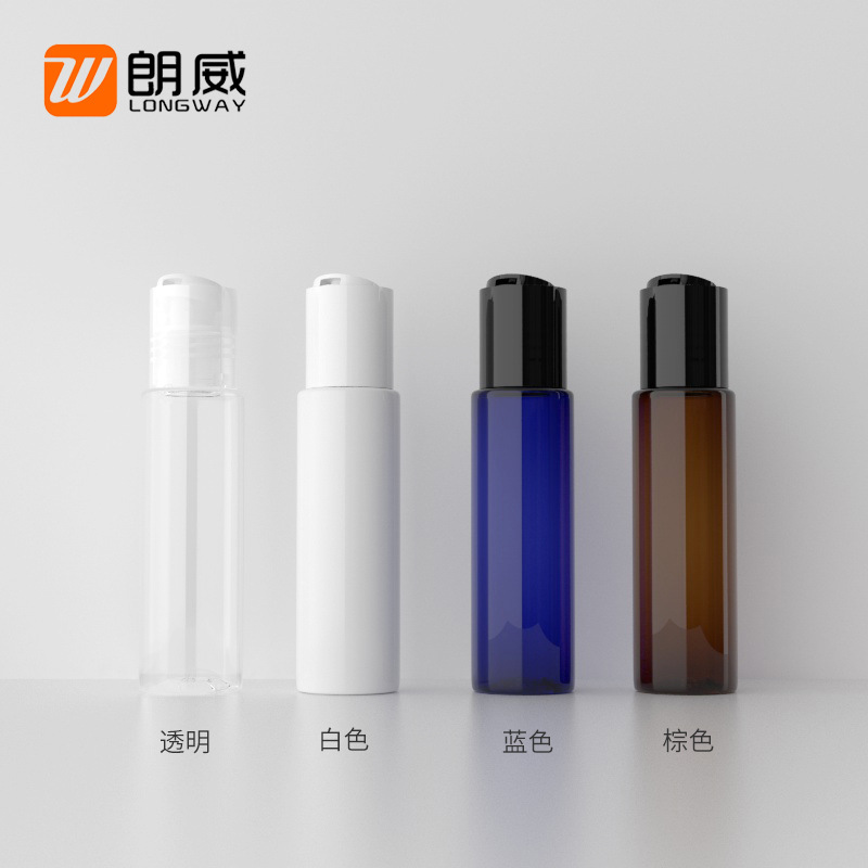 30ml botella cosmética de viaje de hombro plano qianqiu botella de cubierta portátil botella de loción prensa sub-botella de plástico
