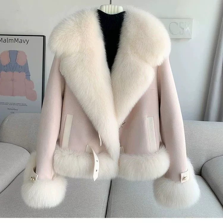 Lightweight winter down jacket, city style