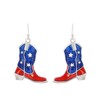Retro earrings, accessory, USA