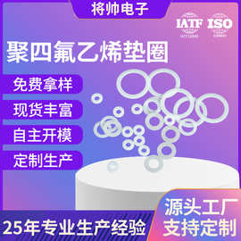 定 制耐高温四氟垫片耐磨密封绝缘垫片垫圈聚四氟乙烯法兰垫片