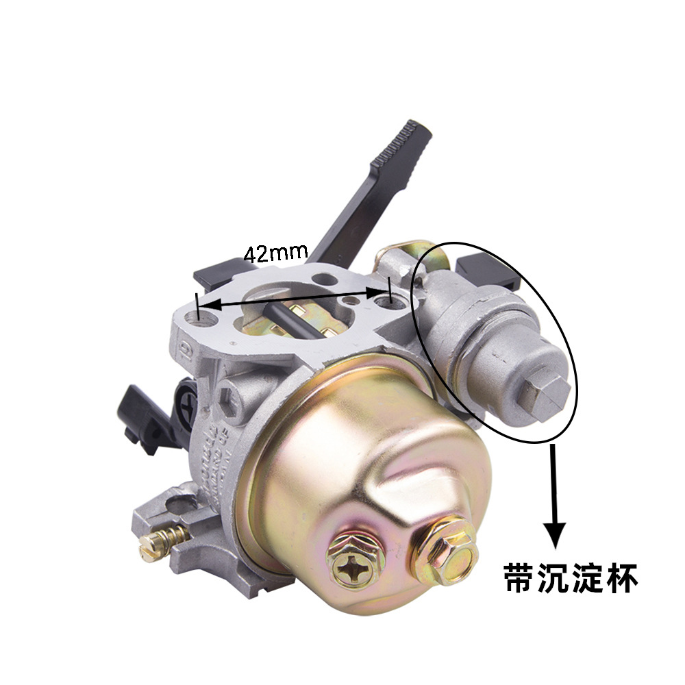170f gasoline engine through-machine carburetor water pump centrifugal pump micro tiller engine 168 sedimentation cup carburetor