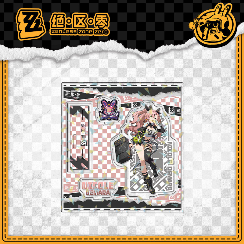 Acrylic stand custom MJ peripheral combination glass laser three-insert stand