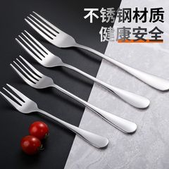 西餐叉牛排叉不锈钢加厚批发高档餐具餐厅酒店家用甜品水果