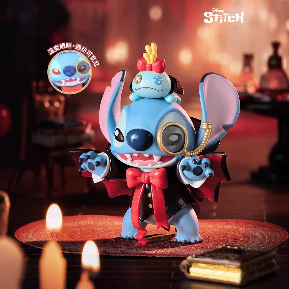 Подлинная серия Stitch Funny Diary 2.0 Блэк-бокс настольная фигурка аксессуар для Stitch Оптовые подарки
