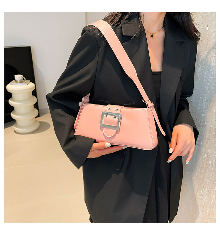 Uformell armhule for kvinner 2024 Ny enkel fransk pinne Fasjonabel vestlig stil Håndholdt pendlerskulder liten firkantet_voghion.com