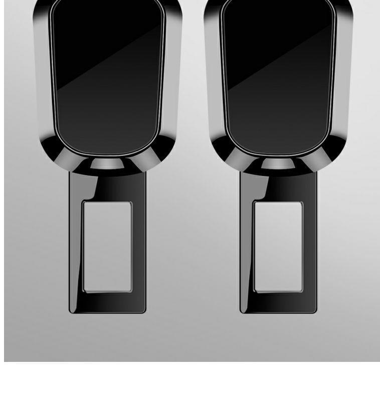Car Seat Belt Buckle Extender Head for Bmw, Audi, Mercedes, Volkswagen, Alloy Electroplated Clip Insert for Vehicle Interior