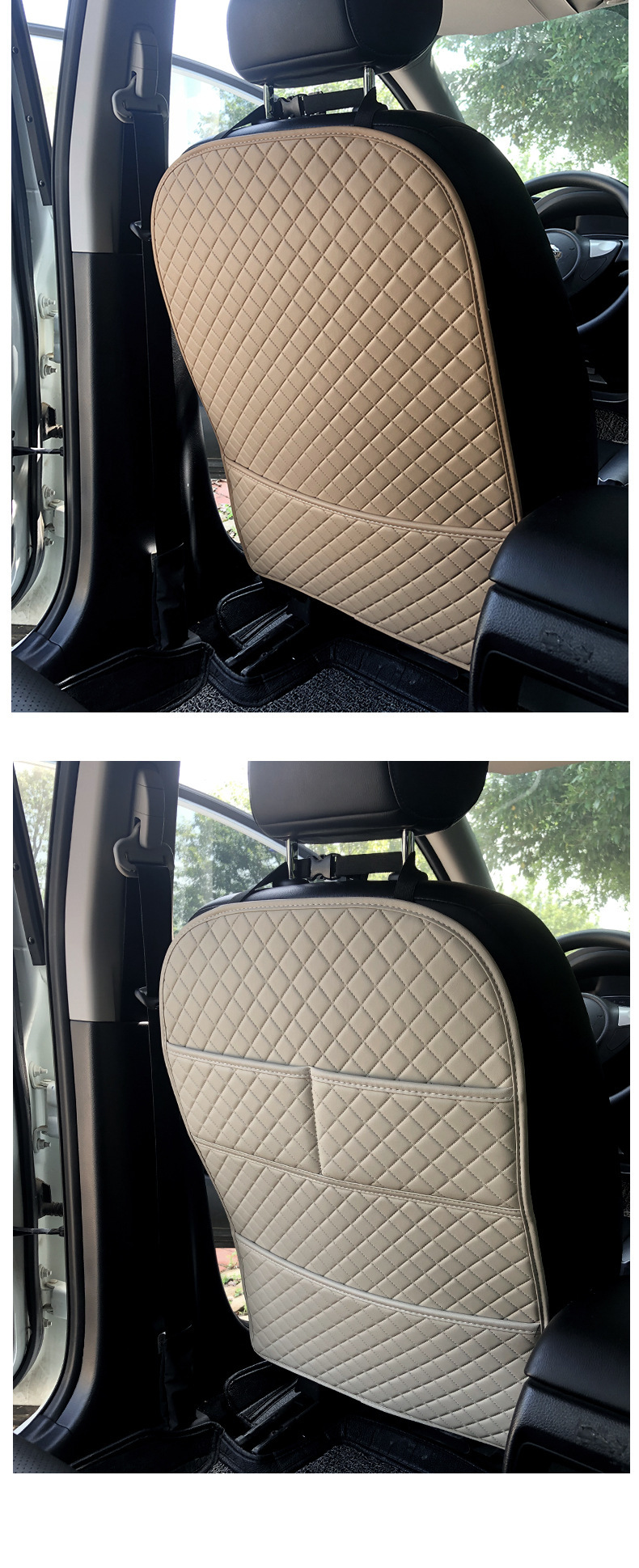 Car Seat Rear Anti-Kick Mat, Seat Back Anti-Kick Pad, Child Rear Seat Protection Mat, In-Car Anti-Dirt Protective Mat
