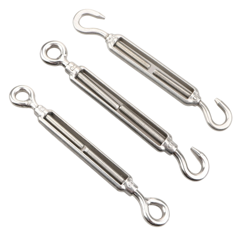 广东佛山现货花篮螺丝不锈钢钢丝绳收紧器遮阳帆五金套件花兰