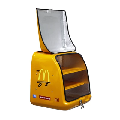 Delivery Insulated Delivery Box, Motorcycle trunk