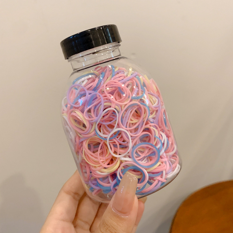 2025 nuevo estilo simple y versátil banda para el cabello sin costuras diadema duradera y de alta elasticidad que no daña el cabello coleta gruesa cuerda para el cabello sombreros