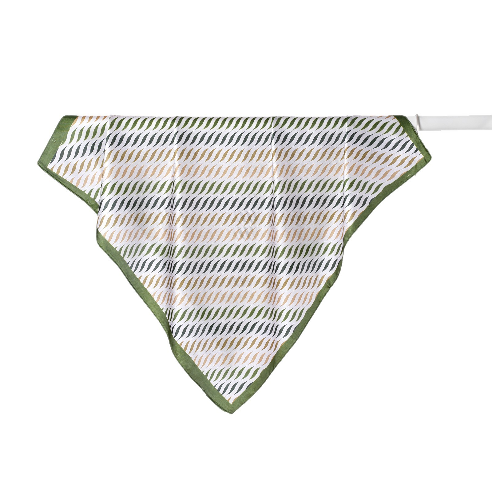 Foulard quadrato in seta vintage a quadri donna sciarpa_voghion.com