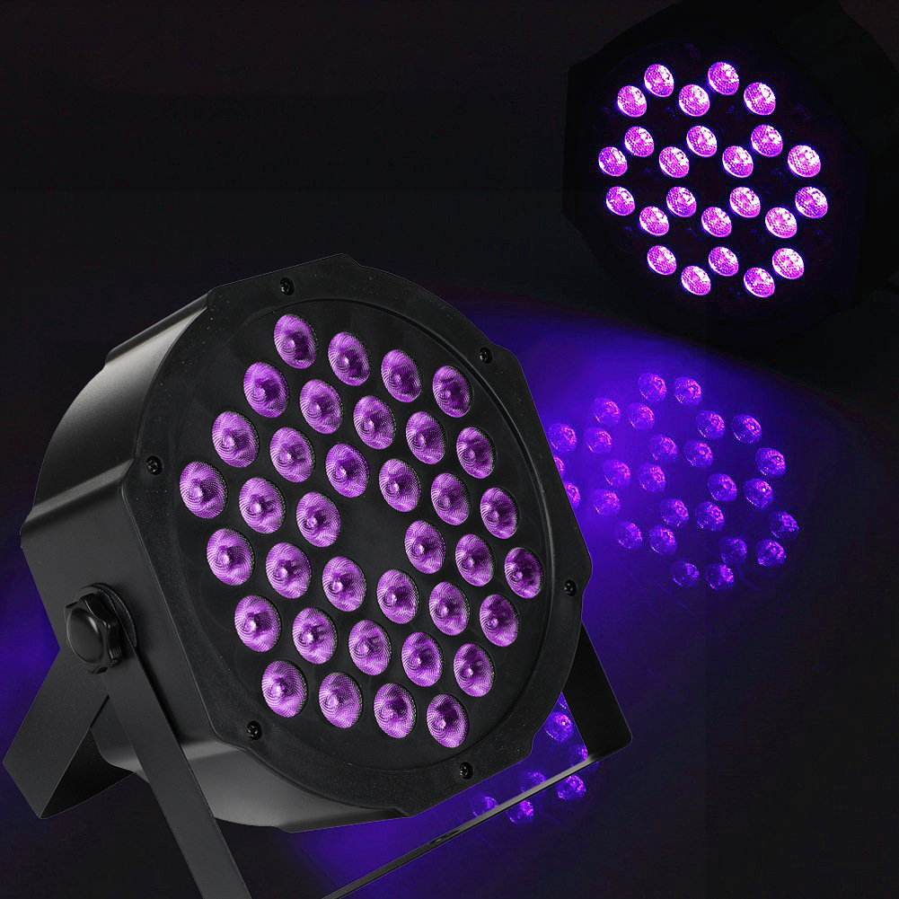 Transfronterizo LED PAR luz USB6 12 1836 54 colorido control remoto par luz láser UV púrpura teñido luz de la etapa