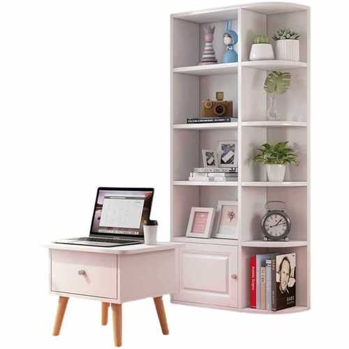 Pendant window cabinet storage cabinet desk bookshelf integrated creative combination bedroom multi-functional corner cabinet windowsill cabinet display rack