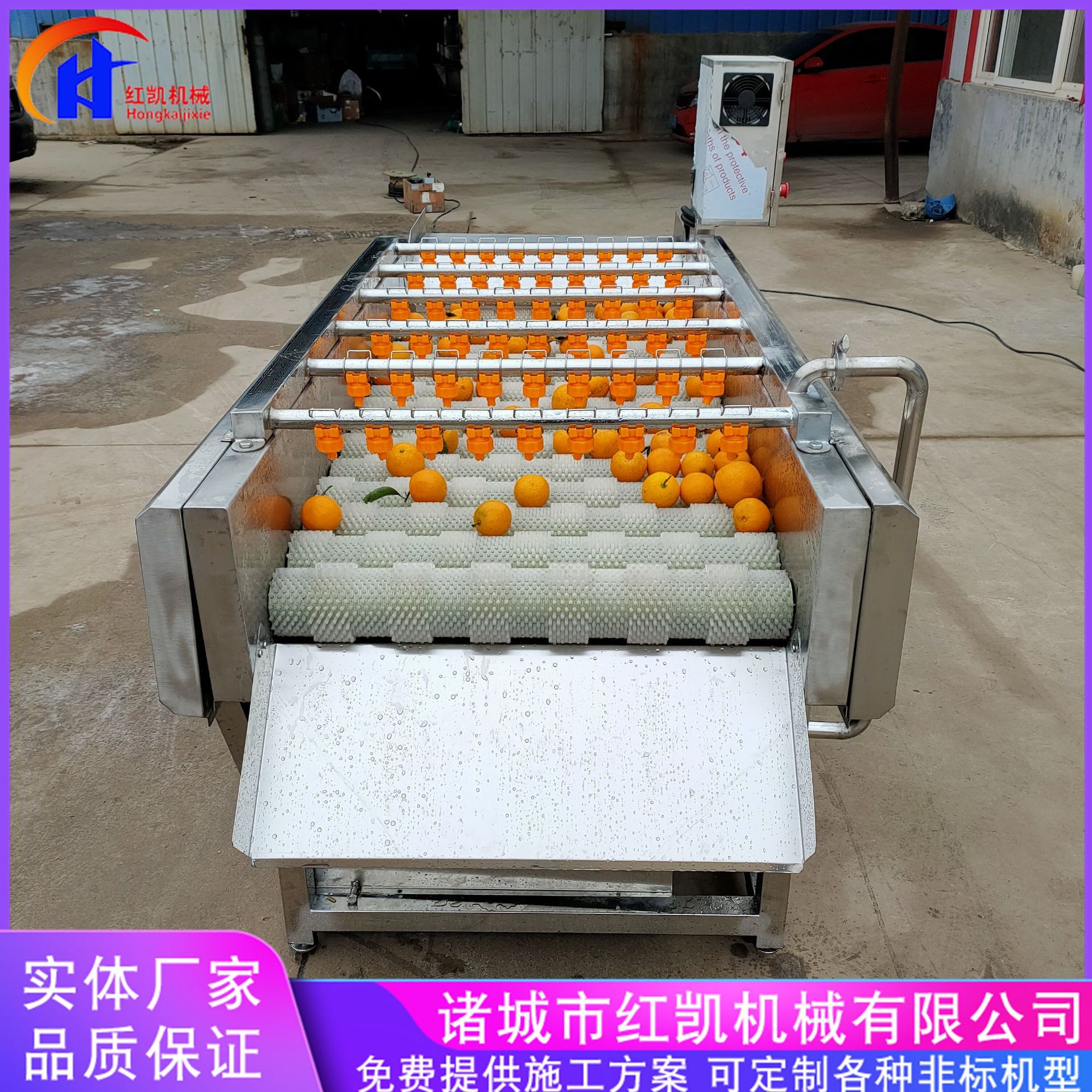 厂家供应平行毛辊清洗机 高压喷淋粽叶清洗机 全自动果蔬清洗机
