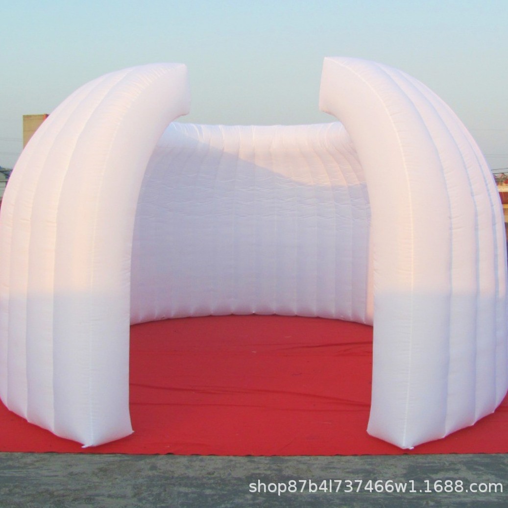 厂家定 制白色透明快闪店方块墙广告展览会展展馆展位搭建充气墙