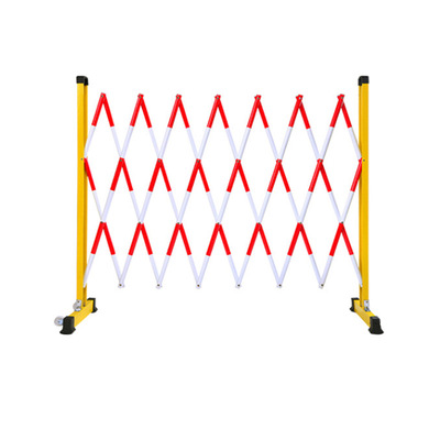 定制玻璃鋼絕緣伸縮圍欄管式隔離欄圍擋可移動折疊電力施工防護欄