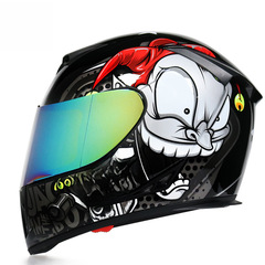 艾獅頭盔男女電動自行車個性酷全盔覆式四季夏季電瓶車