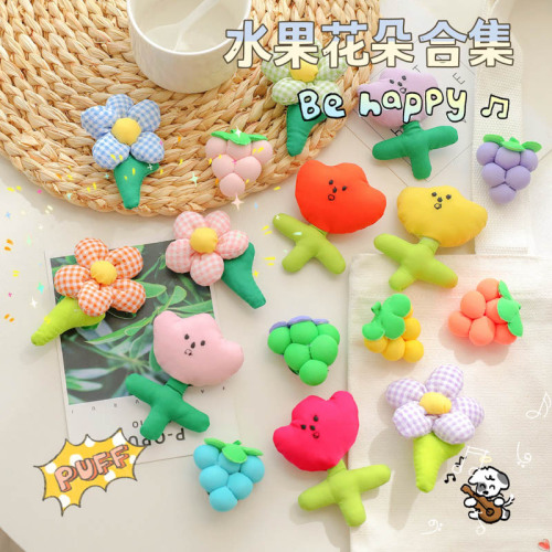 Summer new pastoral style tulip brooch wholesale plant flowers bag decoration girls cute clothing accessories