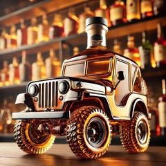Amazonの人気商品 Jeep Whiskey Bottle ジープ ウイスキー ボトル オーナメント