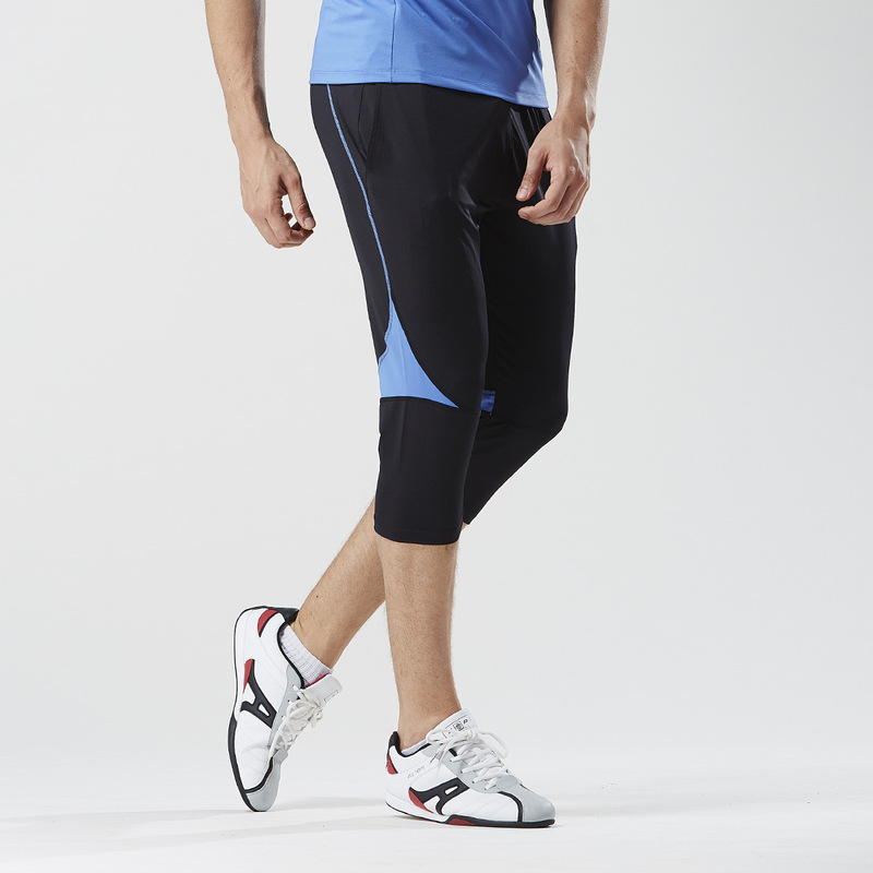 Luyvan New Arrival High Elastic Breathable Fitness Pants Men's Summer Outdoor Running Quick-drying Tight Pants